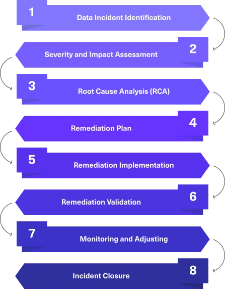Eight-step data remediation workflow
